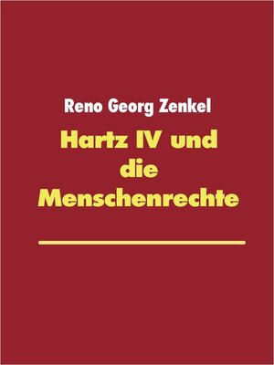 cover image of Hartz IV und die Menschenrechte